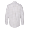 Tommy Hilfiger Men's Bright White Stall Check Long Sleeve Plaid Shirt