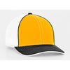 Pacific Headwear Gold/Black Universal Fitted Trucker Mesh Cap