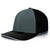 Pacific Headwear Graphite/Black/Black Universal Fitted Trucker Mesh Cap