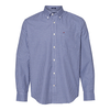 Tommy Hilfiger Men's Blue/Navy 100s Two-Ply Gingham Shirt