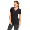 Barco Grey's Anatomy Women's Black/Very Berry/Granite Active Contrast Edge V-Neck Top