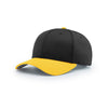 Richardson Black/Gold On-Field Combination Pro Mesh Adjustable Cap