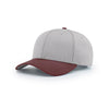 Richardson Grey/Maroon On-Field Combination Pro Mesh Adjustable Cap