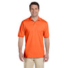 Jerzees Men's Safety Orange 5.6 Oz. Spotshield Jersey Polo