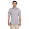 Jerzees Men's Silver 5.6 Oz. Spotshield Jersey Polo