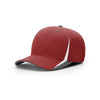 Richardson Cardinal/White/Charcoal Sideline Triple Color R-Flex Cap