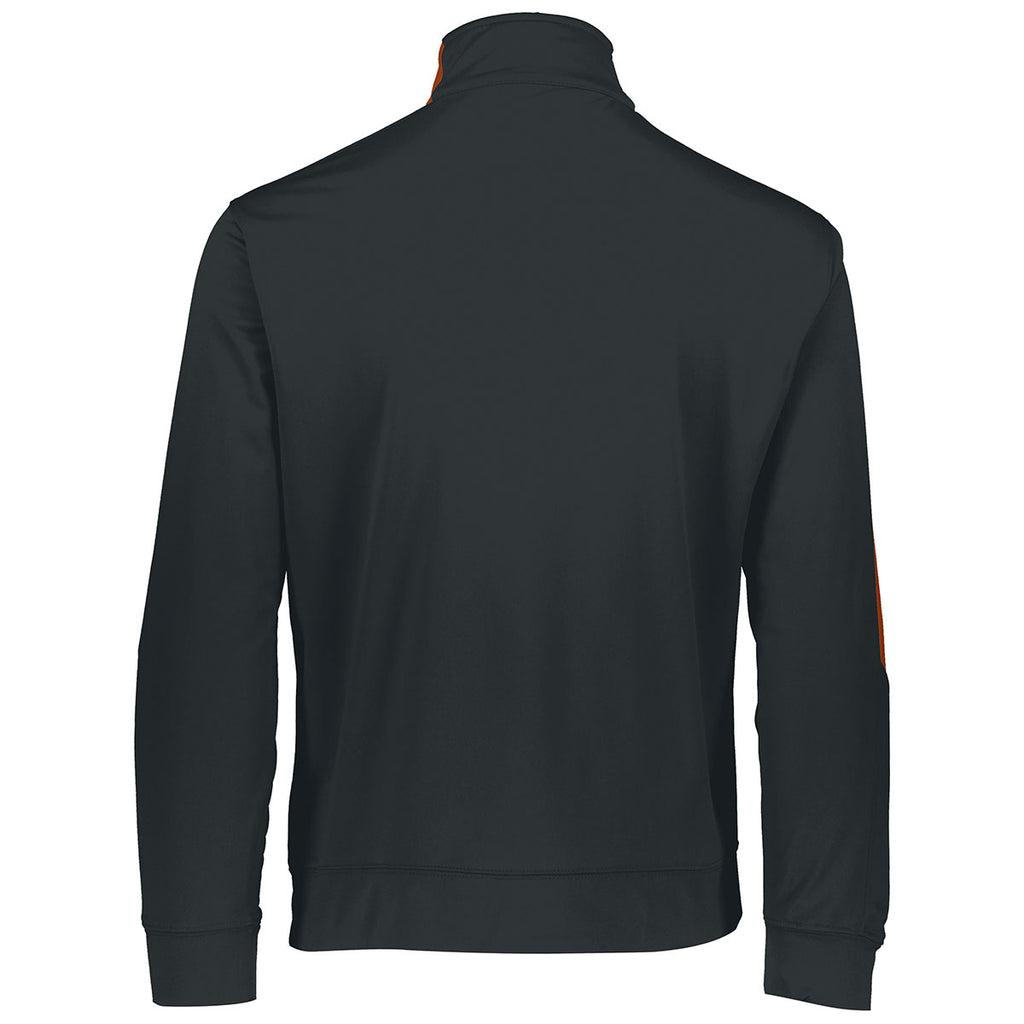 Augusta Sportswear Men's Black/Orange Medalist Jacket 2.0