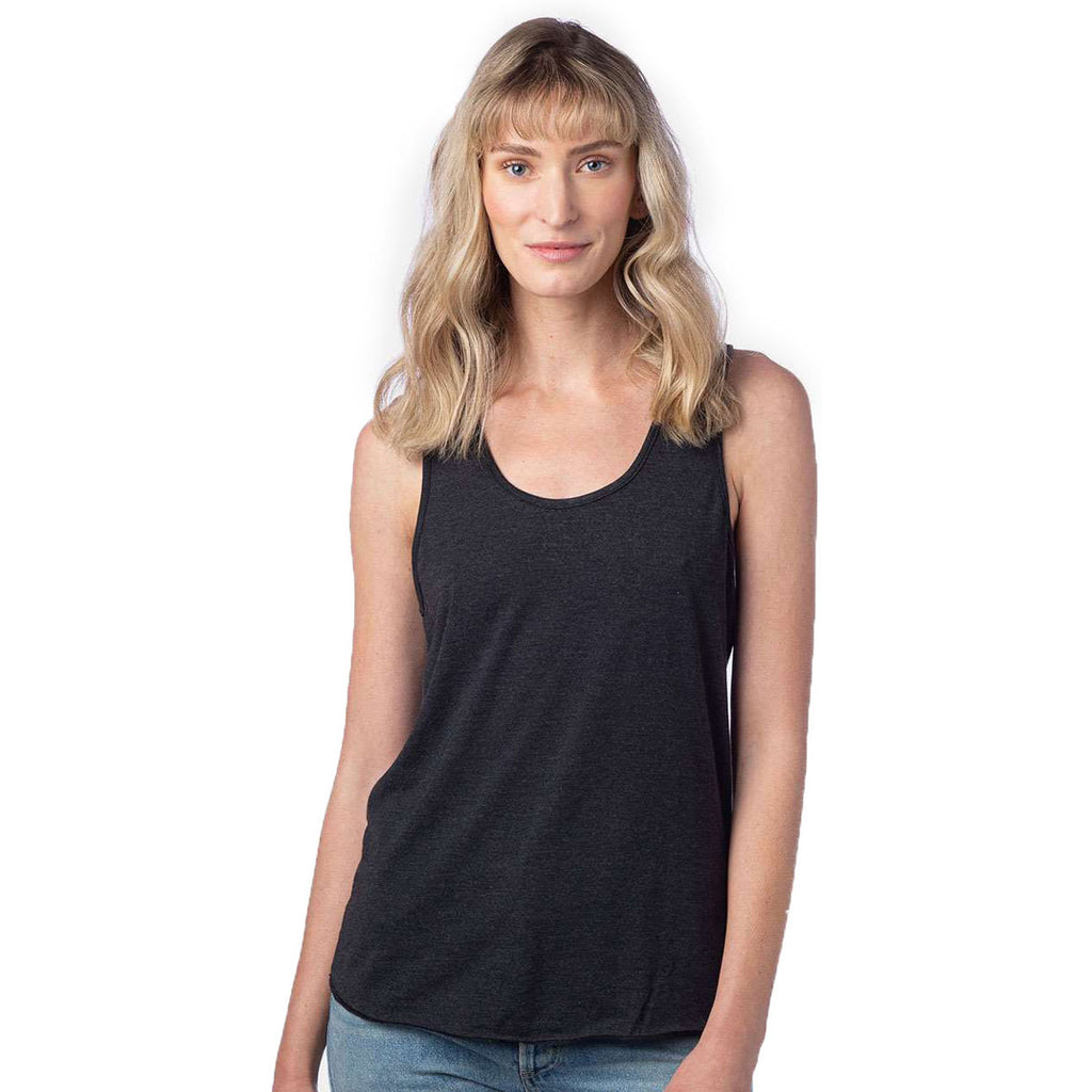 Alternative Apparel Women's Black Earthleisure Modal Triblend Racer Tank