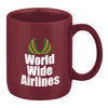 Maroon Classic Ironstone Mug - 11 oz.