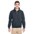 Jerzees Men's Black Heather 9.5 Oz. Super Sweats Nublend Fleece Quarter-Zip Pullover