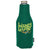 Koozie Green Zip-Up Bottle Kooler