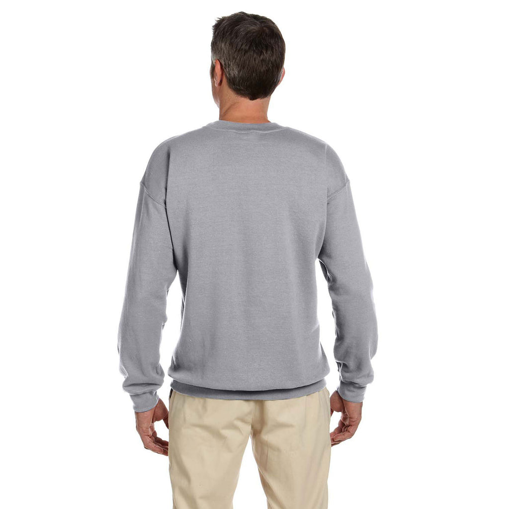 Jerzees Men's Oxford 9.5 Oz. Super Sweats Nublend Fleece Crew