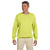 Jerzees Men's Safety Green 9.5 Oz. Super Sweats Nublend Fleece Crew