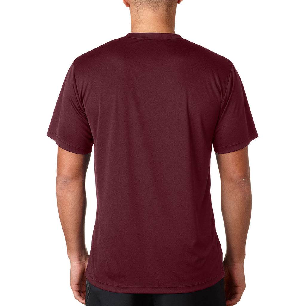 Hanes Men's Maroon Cool DRI with FreshIQ T-Shirt