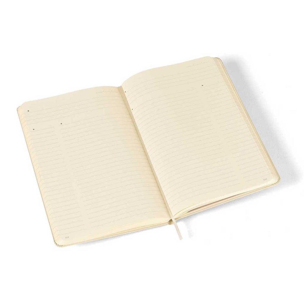 Moleskine Pearl Grey Hard Cover Ruled Large Professional Notebook