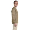 Fruit of the Loom Men's Khaki 5 oz. HD Cotton Long-Sleeve T-Shirt