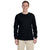 Fruit of the Loom Men's Black 5 oz. HD Cotton Long-Sleeve T-Shirt