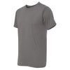 Bayside Unisex Charcoal USA-Made Ringspun T-Shirt