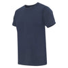 Bayside Unisex Navy USA-Made Ringspun T-Shirt