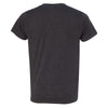 Bayside Unisex Heather Charcoal USA-Made Ringspun 50/50 Heather T-Shirt