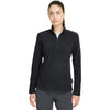 Jack Wolfskin Women's Black Taunus Lightweight Half Zip Fleece