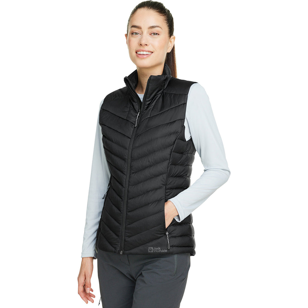 Jack Wolfskin Women's Black Passamani Down Vest