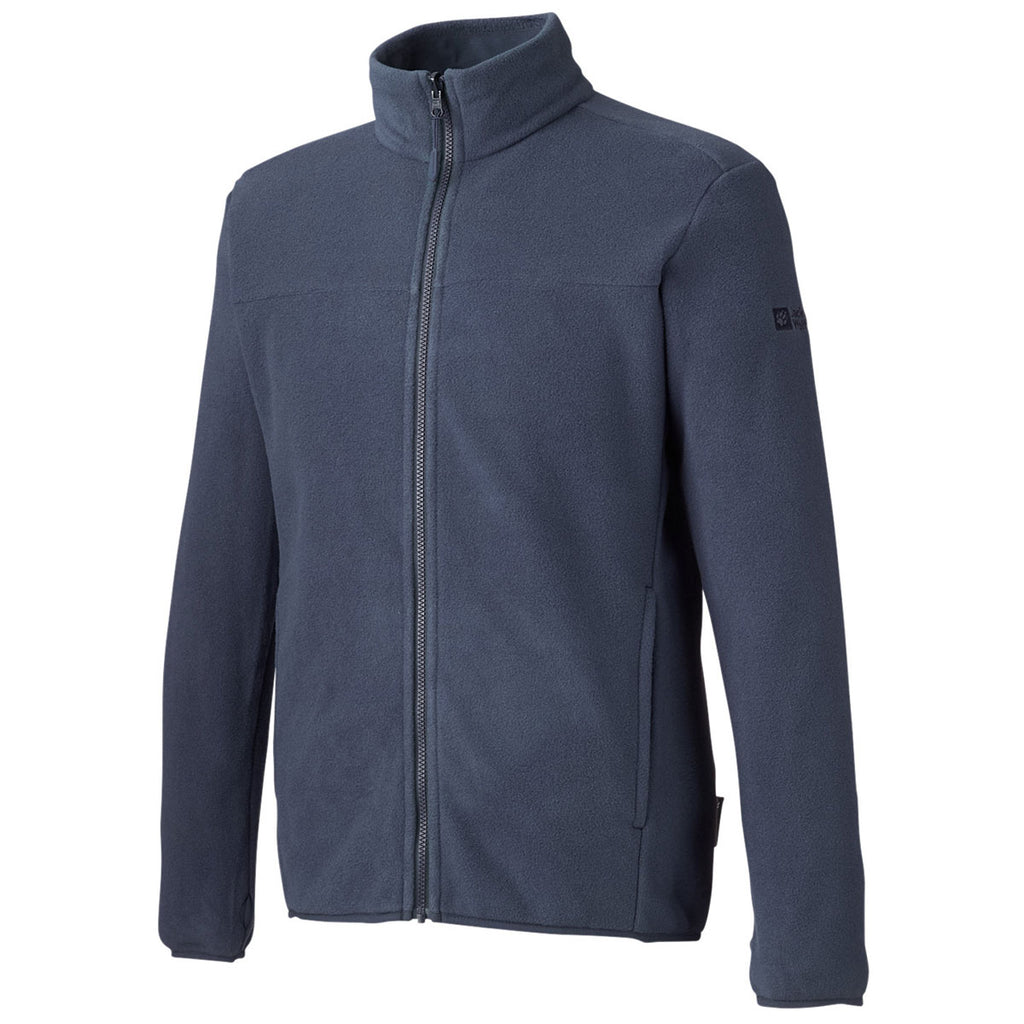 Jack Wolfskin Men's Night Blue Beilstein Full-Zip Fleece