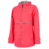 Charles River Women's Bright Coral New Englander Rain Jacket