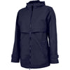 Charles River Women's Navy/Reflective New Englander Rain Jacket