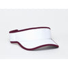 Pacific Headwear White/Maroon Lite Series All-Sport Active Visor