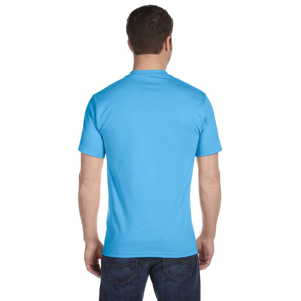 Hanes Men's Aquatic Blue 6.1 oz. Beefy-T