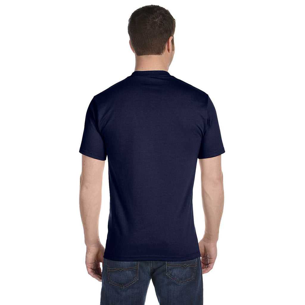 Hanes Men's Navy 6.1 oz. Beefy-T