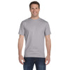 Hanes Men's Oxford Grey 6.1 oz. Beefy-T