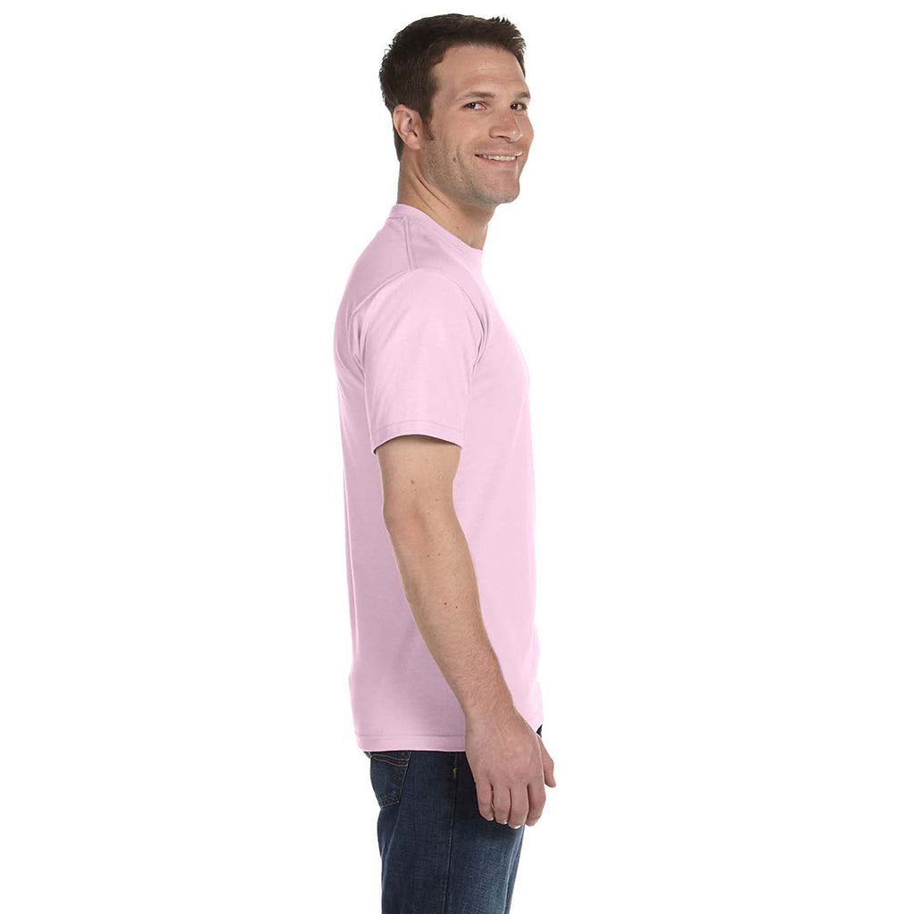 Hanes Men's Pale Pink 6.1 oz. Beefy-T