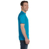 Hanes Men's Teal 6.1 oz. Beefy-T