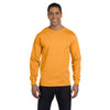 Hanes Men's Gold 6.1 oz Long-Sleeve Beefy-T