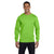 Hanes Men's Lime 6.1 oz Long-Sleeve Beefy-T