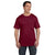 Hanes Men's Cardinal 6.1 oz. Beefy-T with Pocket