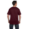 Hanes Men's Maroon 6.1 oz. Beefy-T with Pocket