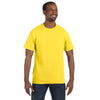 Hanes Men's Yellow 6.1 oz. Tagless T-Shirt