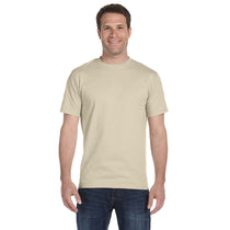 Hanes Men's Sand 5.2 oz. ComfortSoft Cotton T-Shirt