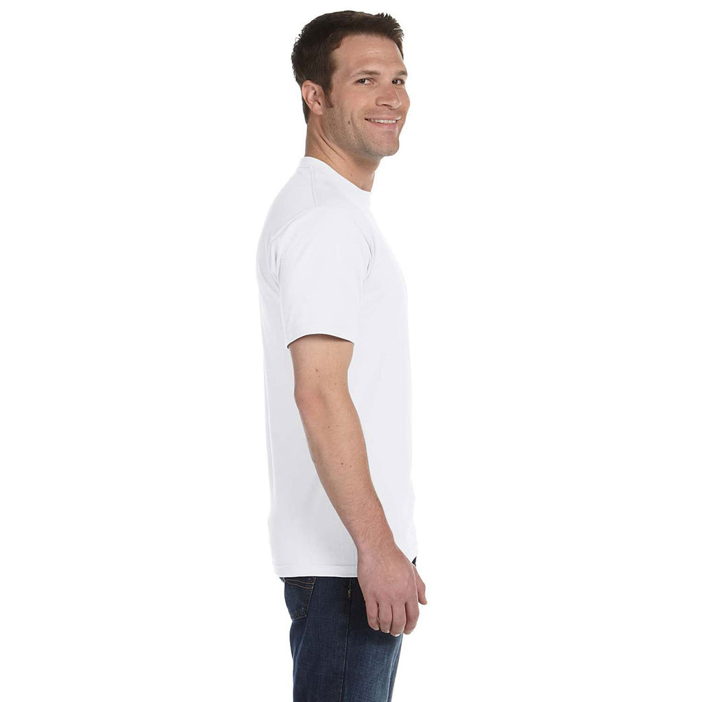 Hanes Men's White 5.2 oz. ComfortSoft Cotton T-Shirt