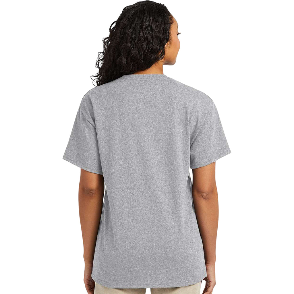 Hanes Unisex Light Steel Essential-T Pocket T-Shirt