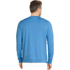 Puma Golf Men's Azure Blue Heather Cloudspun Grey Label Crewneck Sweater