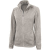 Charles River Women's Oatmeal Heather Heathered Fleece Jacket