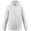 Augusta Sportswear Men's White Wicking Fleece Hood