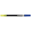 DriMark Black/Blue/Yellow Double Header Highlighter Ball Pen Combo