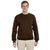 Jerzees Men's Chocolate 8 Oz. Nublend Fleece Crew