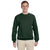 Jerzees Men's Forest Green 8 Oz. Nublend Fleece Crew