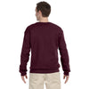 Jerzees Men's Maroon 8 Oz. Nublend Fleece Crew